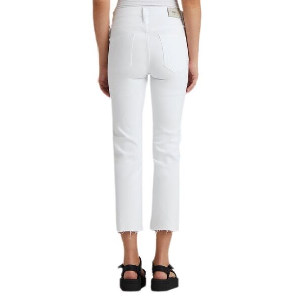 NWT Edwin Bree Cropped Optic white ankle jeans size 33 - Picture 3 of 14